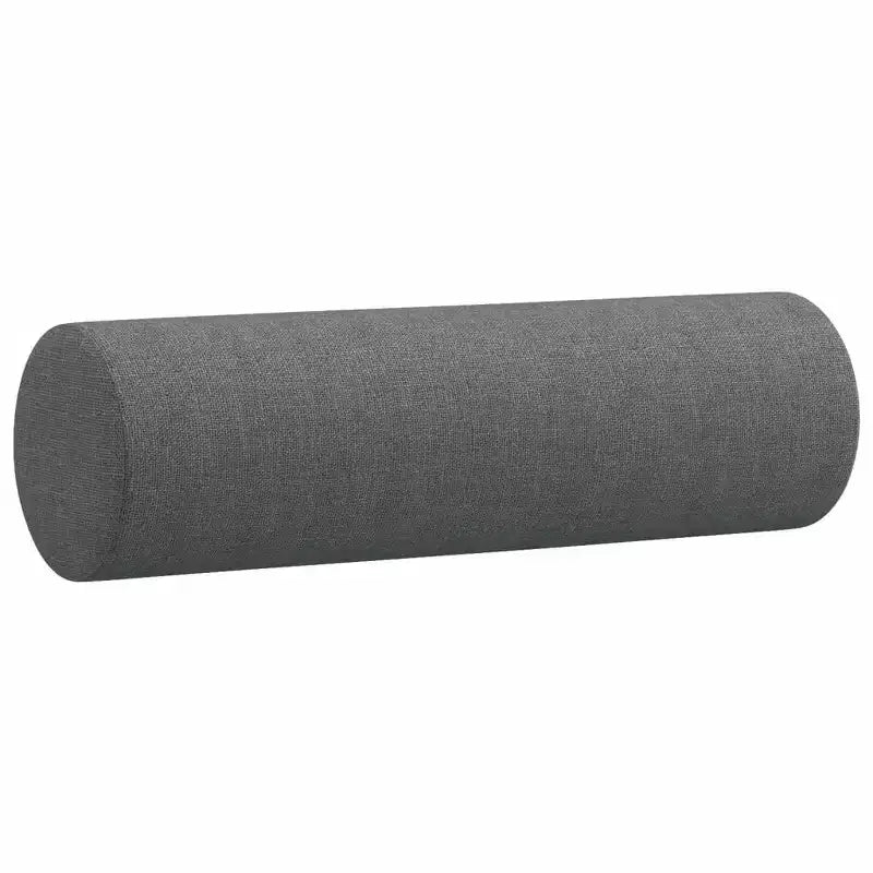 vidaXL Ensemble de 2 Canapés en Tissu avec Coussins, Chaise Longue Confortable, Cadre en Métal et Contreplaqué, Polyester Gris Foncé, pour Salon ou Coin Détente