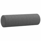 vidaXL Ensemble de 2 Canapés en Tissu avec Coussins, Chaise Longue Confortable, Cadre en Métal et Contreplaqué, Polyester Gris Foncé, pour Salon ou Coin Détente