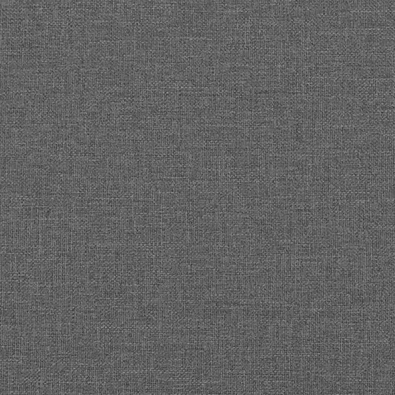 vidaXL Ensemble de 2 Canapés en Tissu avec Coussins, Chaise Longue Confortable, Cadre en Métal et Contreplaqué, Polyester Gris Foncé, pour Salon ou Coin Détente