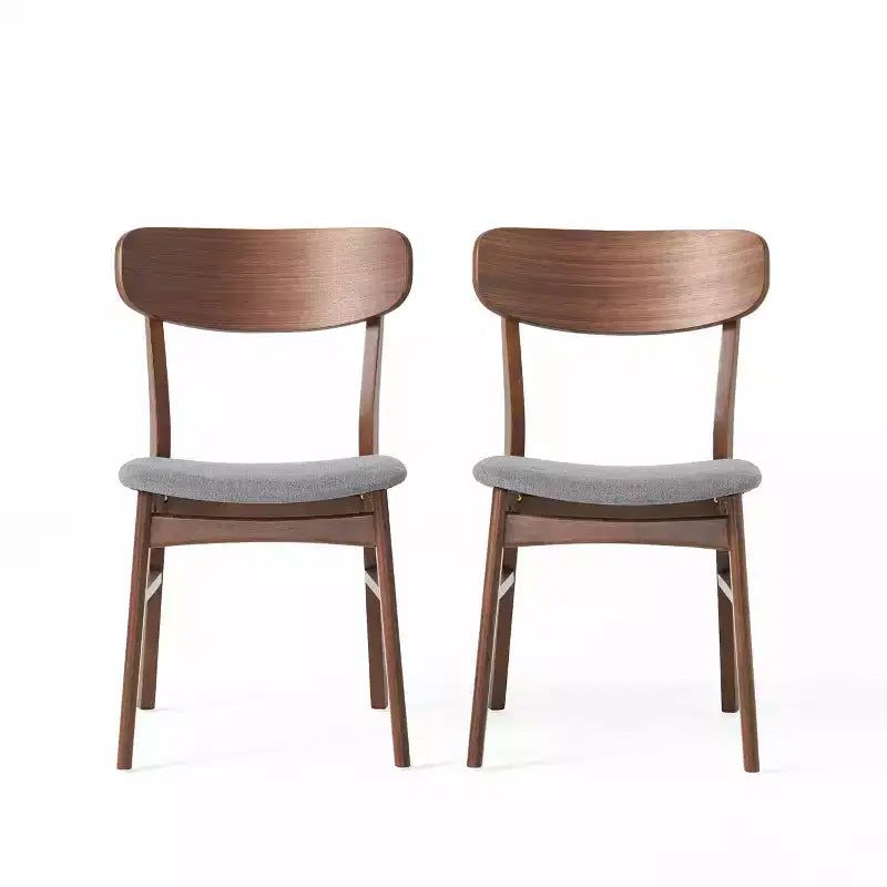 Chaises de salle à manger modernes rembourrées en tissu Alexis de GDFStudio (lot de 2)