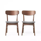 Chaises de salle à manger modernes rembourrées en tissu Alexis de GDFStudio (lot de 2)