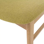 Chaises de salle à manger modernes rembourrées en tissu Alexis de GDFStudio (lot de 2)