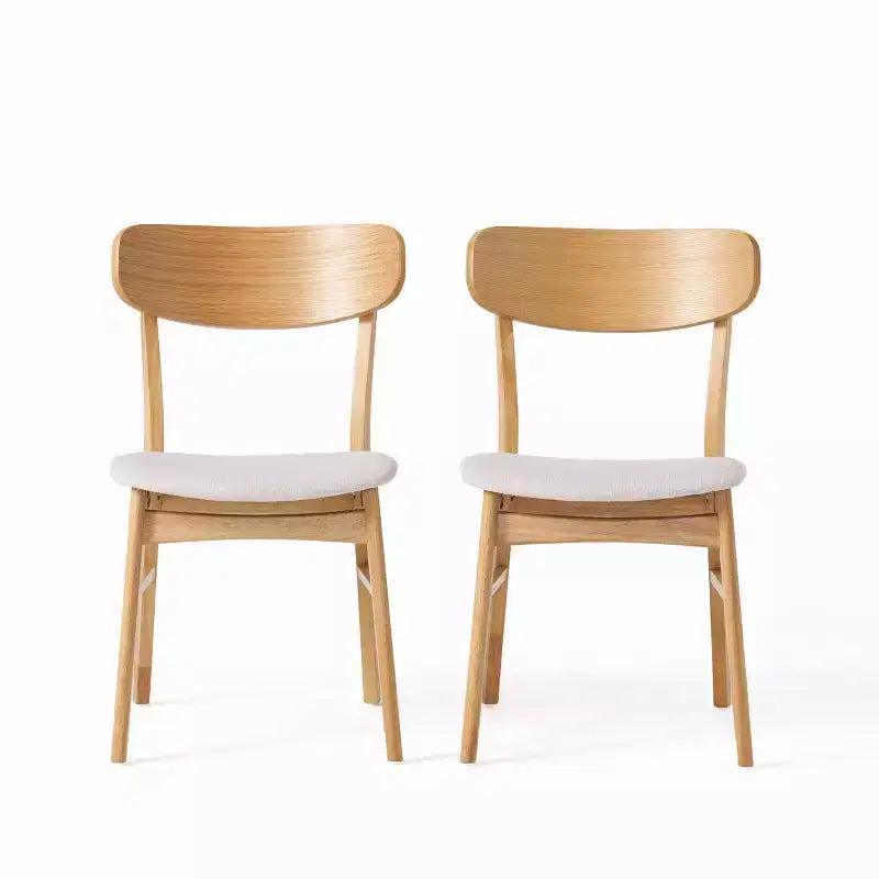 Chaises de salle à manger modernes rembourrées en tissu Alexis de GDFStudio (lot de 2)