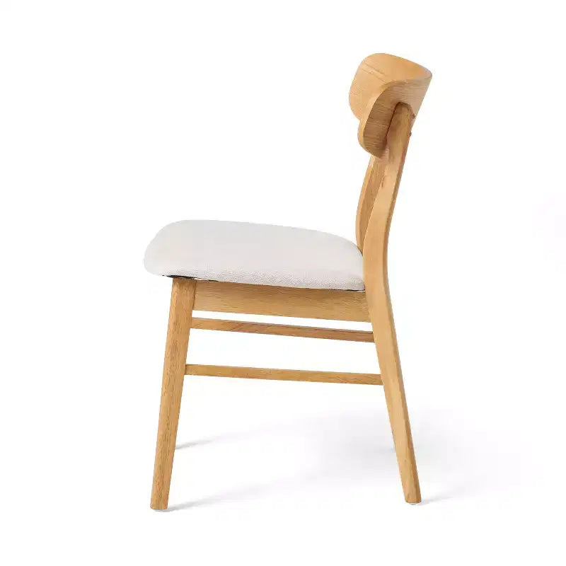 Chaises de salle à manger modernes rembourrées en tissu Alexis de GDFStudio (lot de 2)