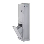 Armoire haute Whisen avec compartiment basculant et étagères réglables