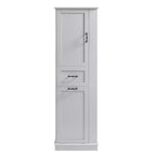 Armoire haute Whisen avec compartiment basculant et étagères réglables