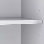 Armoire haute Whisen avec compartiment basculant et étagères réglables