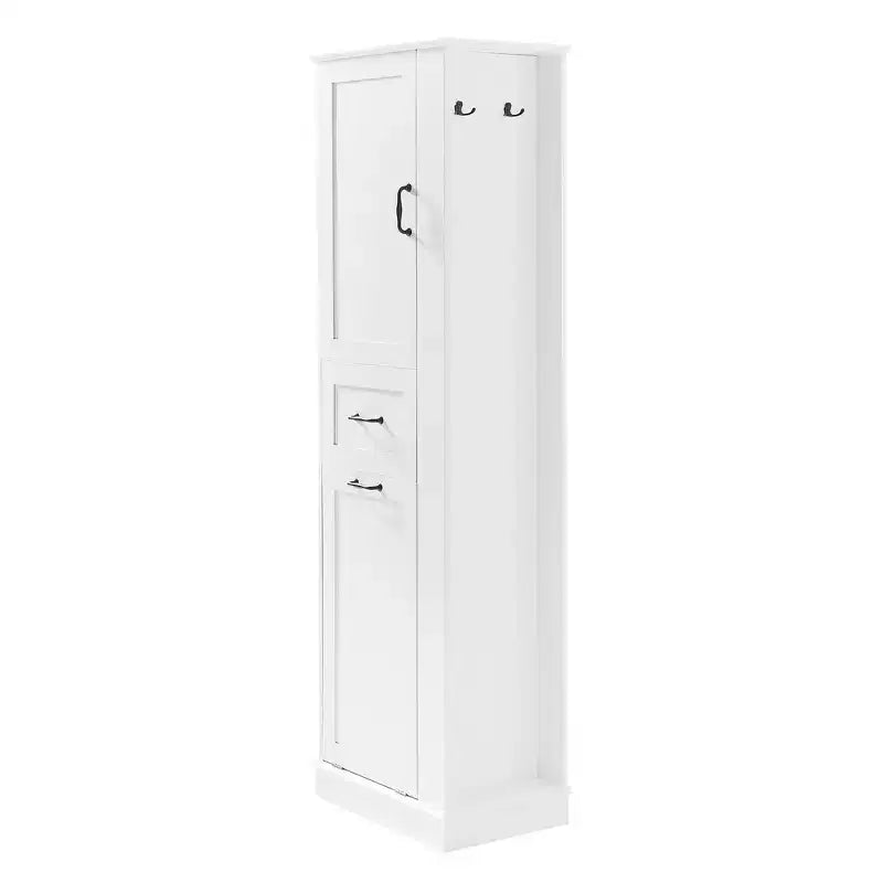 Armoire haute Whisen avec compartiment basculant et étagères réglables
