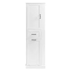 Armoire haute Whisen avec compartiment basculant et étagères réglables
