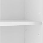 Armoire haute Whisen avec compartiment basculant et étagères réglables