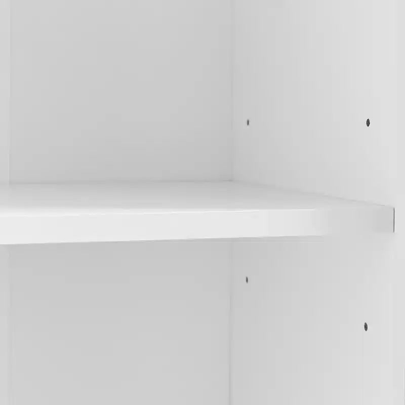 Armoire haute Whisen avec compartiment basculant et étagères réglables