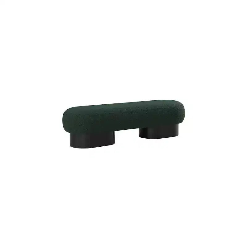 Meridian Furniture, Banc en tissu bouclé Robertson