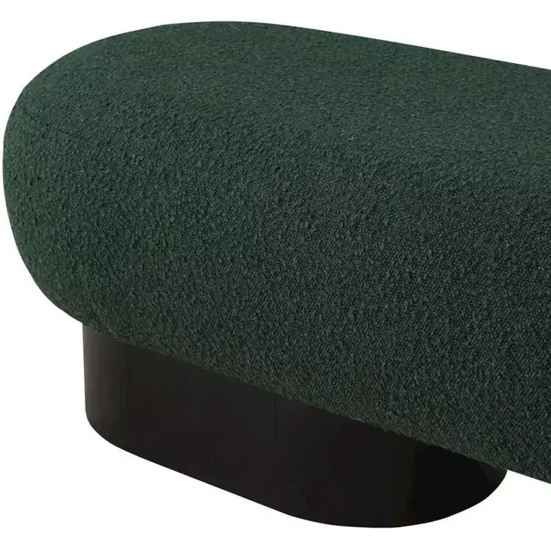 Meridian Furniture, Banc en tissu bouclé Robertson
