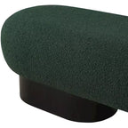 Meridian Furniture, Banc en tissu bouclé Robertson