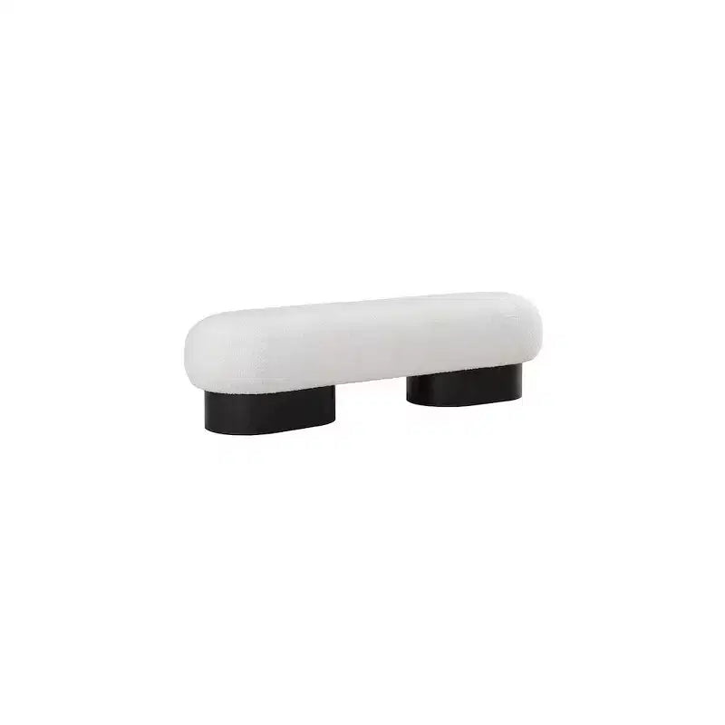Meridian Furniture, Banc en tissu bouclé Robertson