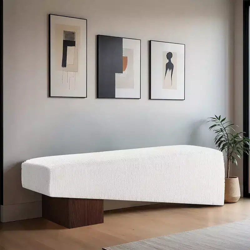 Meridian Furniture,Banc en tissu Alora
