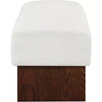 Meridian Furniture,Banc en tissu Alora