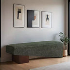 Meridian Furniture,Banc en tissu Alora