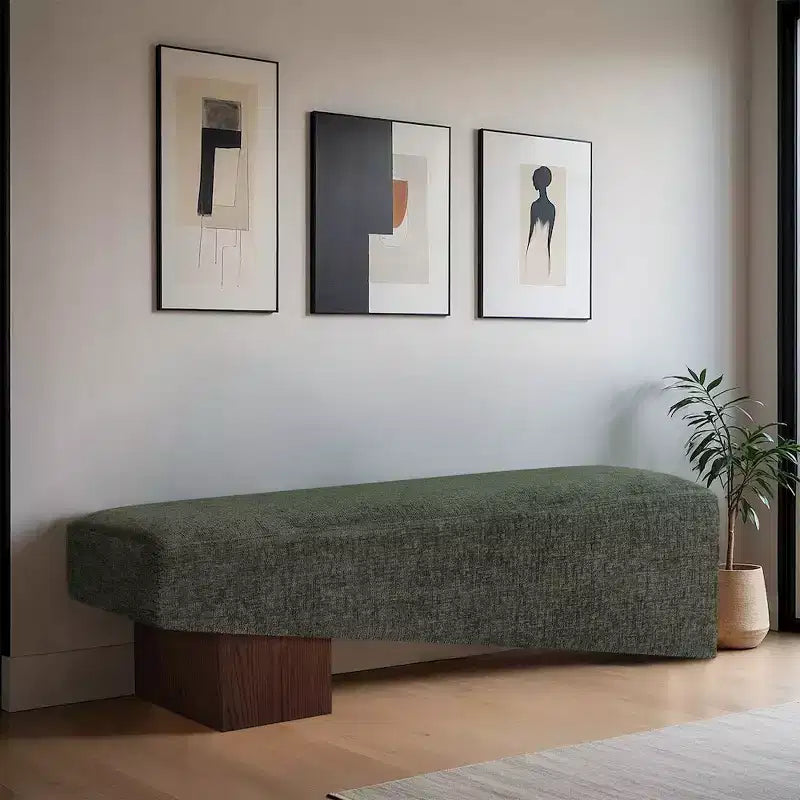 Meridian Furniture,Banc en tissu Alora