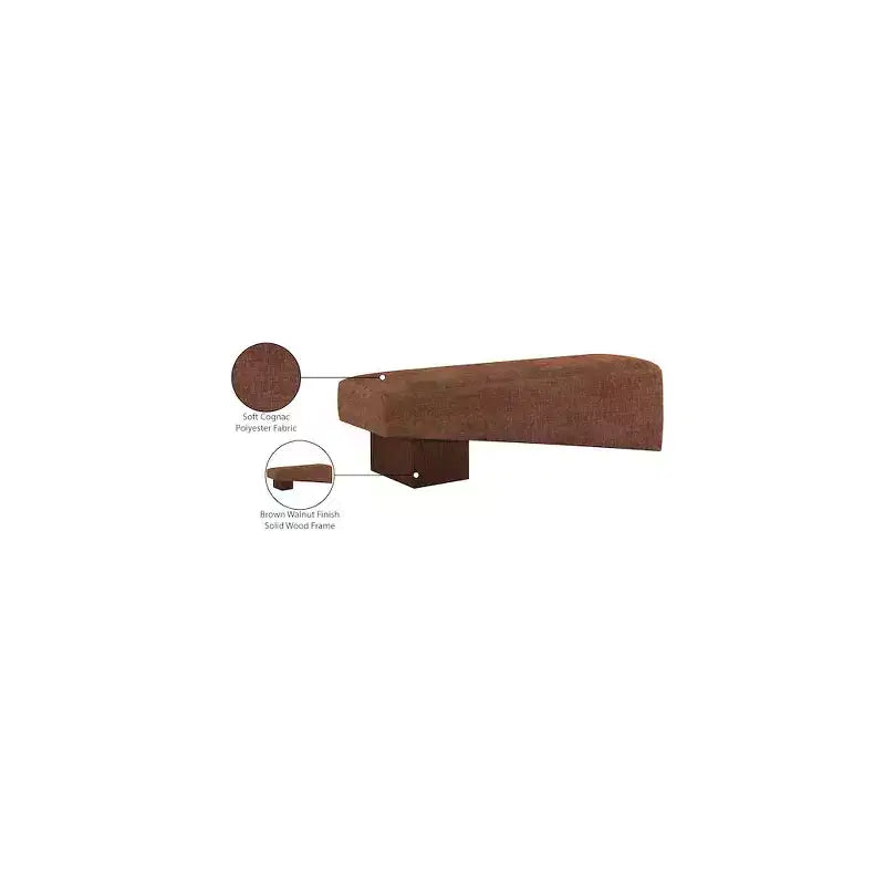 Meridian Furniture,Banc en tissu Alora