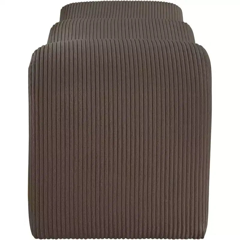 Meridian Furniture, Banc en velours côtelé Willow