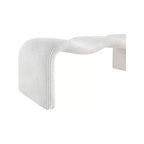 Meridian Furniture, Banc en velours côtelé Willow