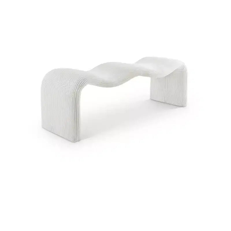Meridian Furniture, Banc en velours côtelé Willow