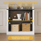 Étagère, Bibliothèque à 5 Niveaux de 180 cm avec Rangement Ouvert et 4 Lumières LED - Étagères Colonnes Romaines pour Bureau à Domicile Blanc