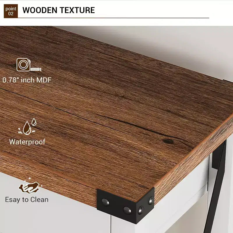 Console en bois de 78,7 cm, table d'entrée avec tiroirs et étagère de rangement ouverte, table de foyer à 2 niveaux, table étroite pour canapé, couloir, salon