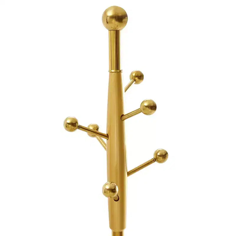 Porte-manteau GDFStudio Eira moderne 72''H en acier inoxydable avec support détachable
