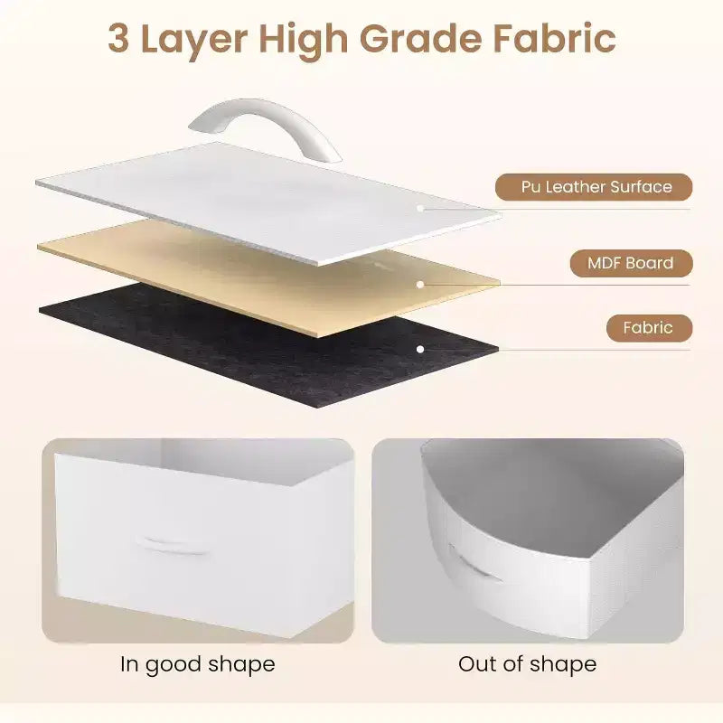 Meuble TV commode de 63 pouces avec 12 tiroirs, commode en tissu avec station de charge et lumières LED, étagères ouvertes pour TV de 65-75 pouces, meuble de divertissement moderne