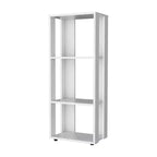 FM Furniture, Bibliothèque Modoc en mélamine avec rangements ouverts