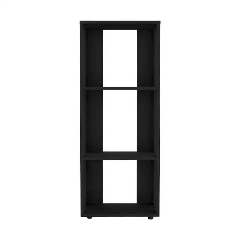 FM Furniture, Bibliothèque Modoc en mélamine avec rangements ouverts