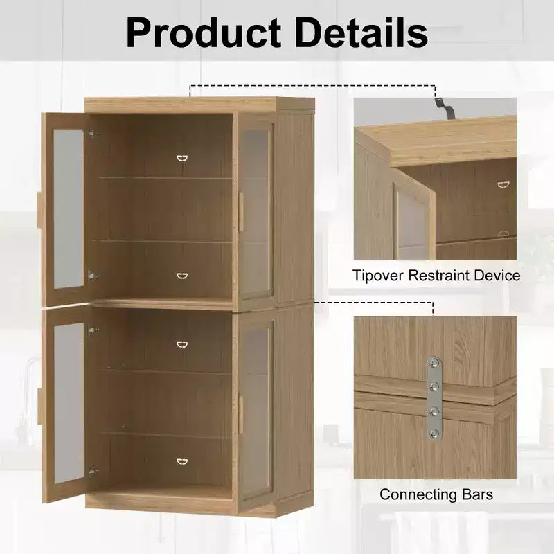 Dovelina 45 Meubles de Rangement Multifonctions, Meuble TV avec Rangement