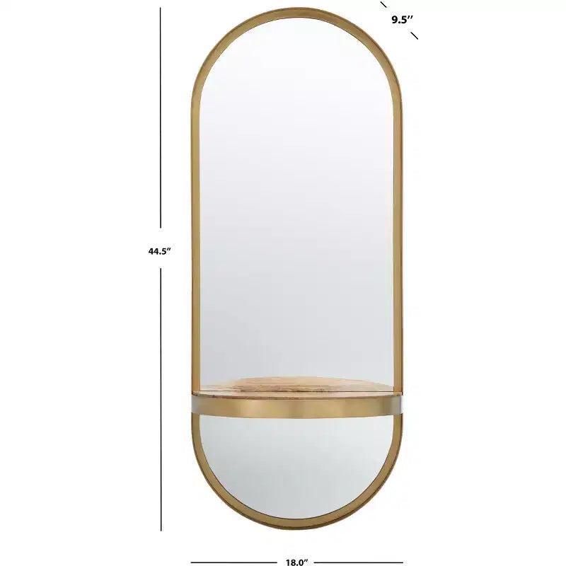 Miroir Laycie - 18 x 44,5 - MRR3064 - Laiton - Safavieh