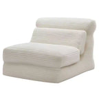 JIONJOY 3-in-1 Convertible Sofa Bed - Sleeper Chair with High-Density Foam, Portable Fold Out Lounger-White