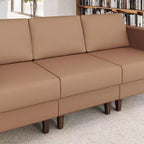 Fauteuil de réception central rembourré Flash Furniture HERCULES Artemis avec pieds en noyer et patins ajustables