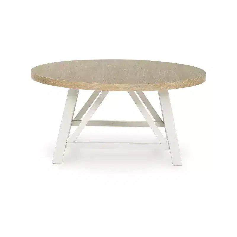 Ensemble de 3 tables basses Signature Design by Ashley Fawndell avec tables d'appoint – Fini blanc antique/brun