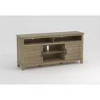 Meuble TV de 160 cm, consoles TV de style ferme moderne pour salon avec étagères réglables, meuble TV pour maison/bureau