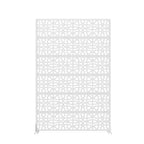 MAYEERTY 72x47 Écran de confidentialité extérieur naturel blanc, séparateur pliable naturel en 6 pièces pour jardin et cour arrière