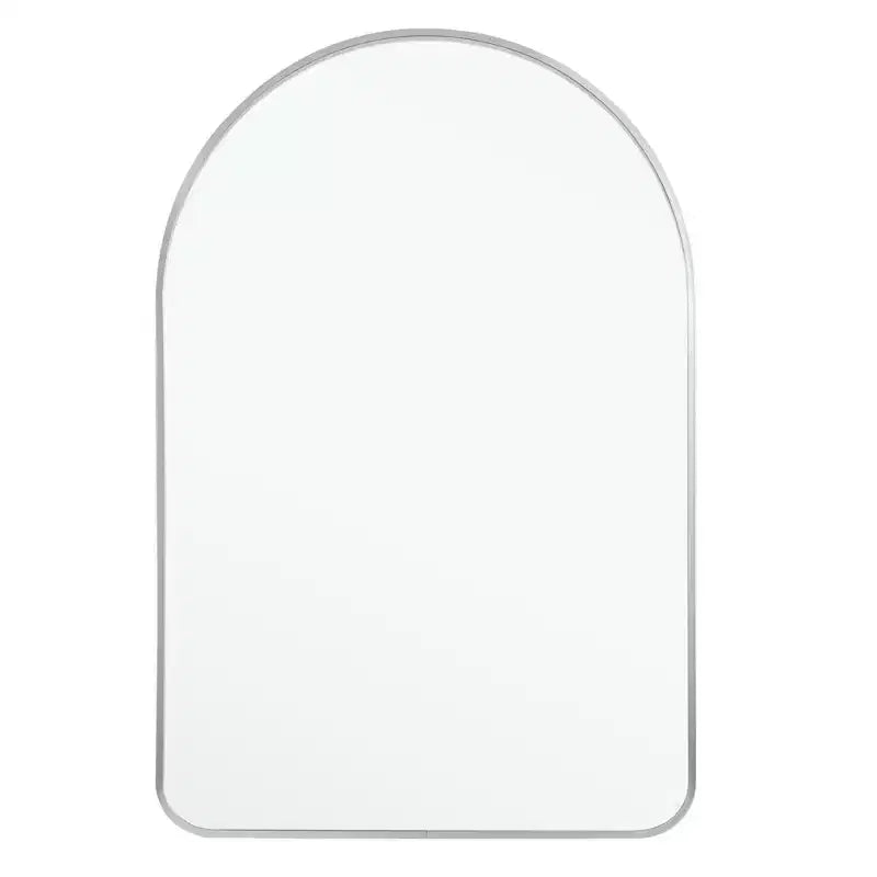 Miroir suspendu MAYEERTY en alliage d'aluminium, bords fins, rectangulaire à angle droit, doré, 38x26x1 pouces, double face