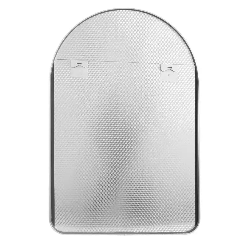 Miroir suspendu MAYEERTY en alliage d'aluminium, bords fins, rectangulaire à angle droit, doré, 38x26x1 pouces, double face