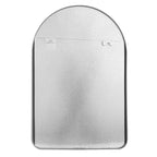 Miroir suspendu MAYEERTY en alliage d'aluminium, bords fins, rectangulaire à angle droit, doré, 38x26x1 pouces, double face