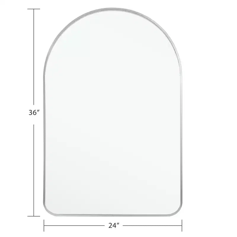 Miroir suspendu MAYEERTY en alliage d'aluminium, bords fins, rectangulaire à angle droit, doré, 38x26x1 pouces, double face