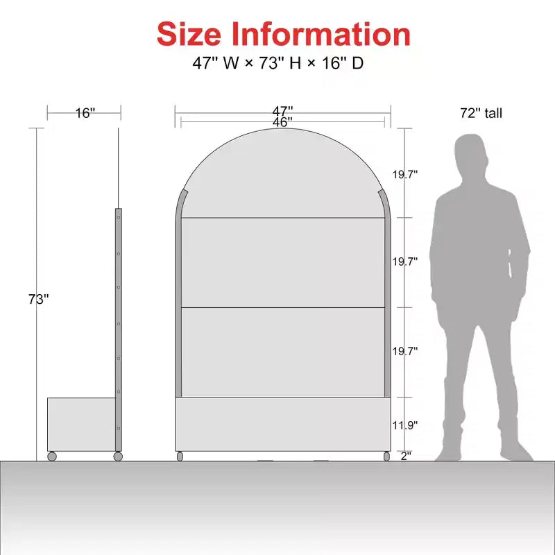 Jardinière MAYEERTY avec treillis en fer noir, ligne parallèle Arch 01 Style 72x35x16in, ensemble de 3 pièces