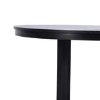 MAYEERTY 45 Table de salle à manger ronde en bois pour 4, table de cuisine et de salle à manger moderne de style campagnard