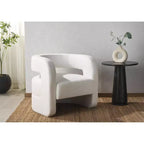 Fauteuil d'appoint Anissa à dossier incurvé - SFV4789 - Safavieh Couture