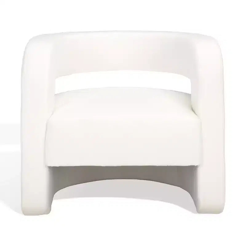 Fauteuil d'appoint Anissa à dossier incurvé - SFV4789 - Safavieh Couture