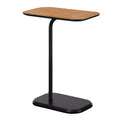 HomeStock 25.25 in.H Brown Color Rectangle Wood Table Top End Table 1 -piece