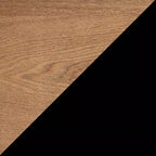HomeStock 25,25 po H Table d'appoint rectangulaire en bois, couleur marron, 1 pièce
